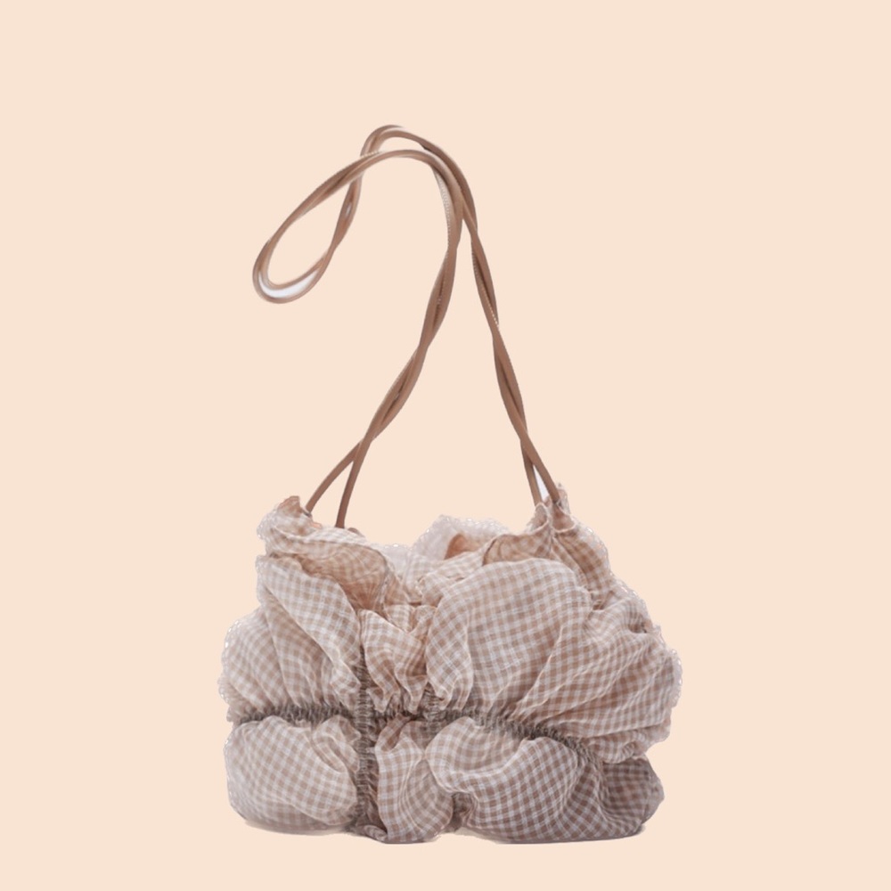 Zara gingham mini bag